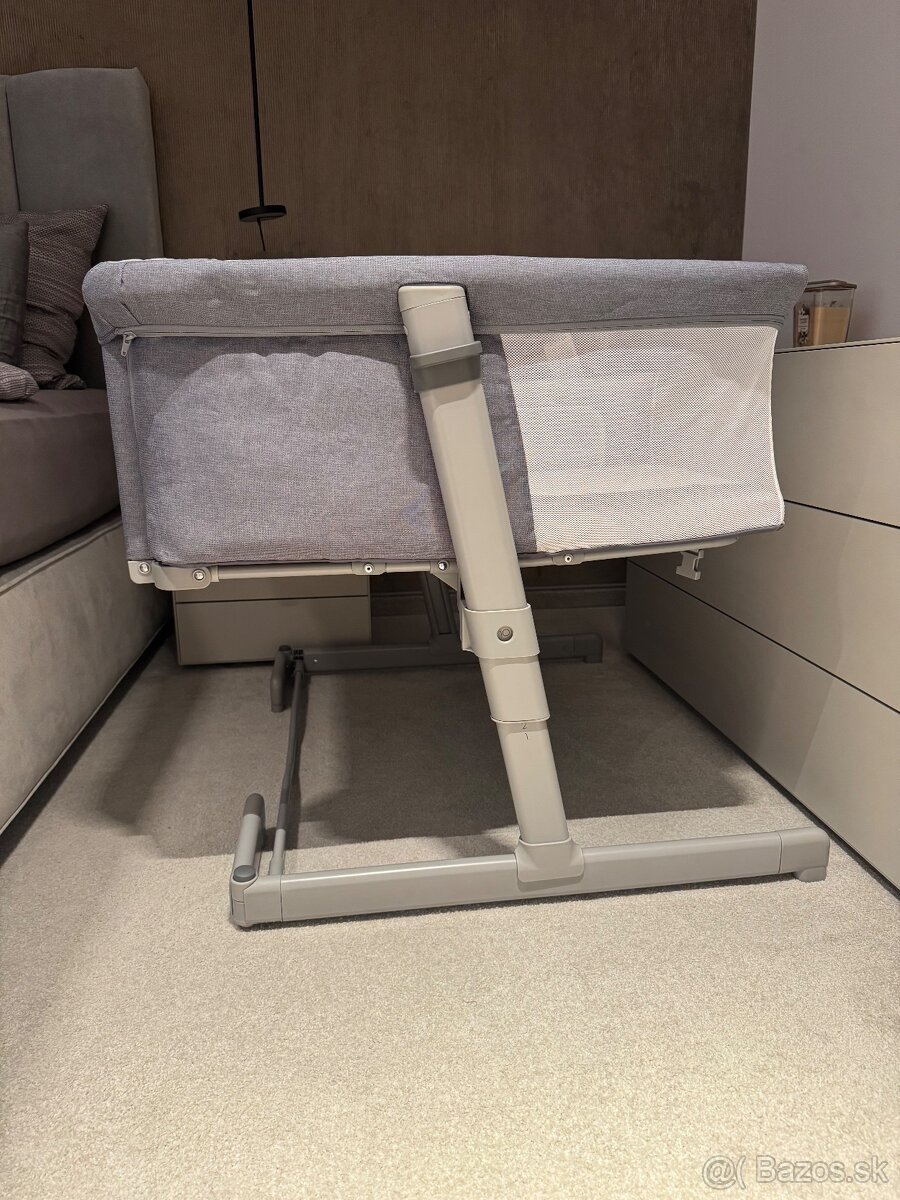 CHICCO Postieľka Next2Me Twins pre dvojičky - Magnet Grey - 3