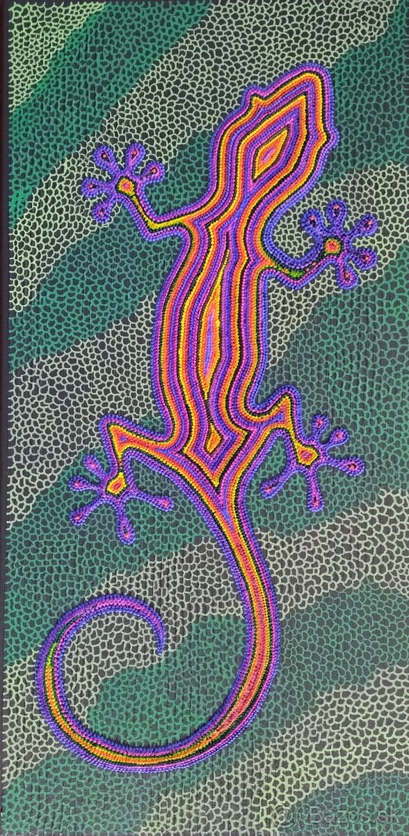 obraz "Jašter Spikey - 3