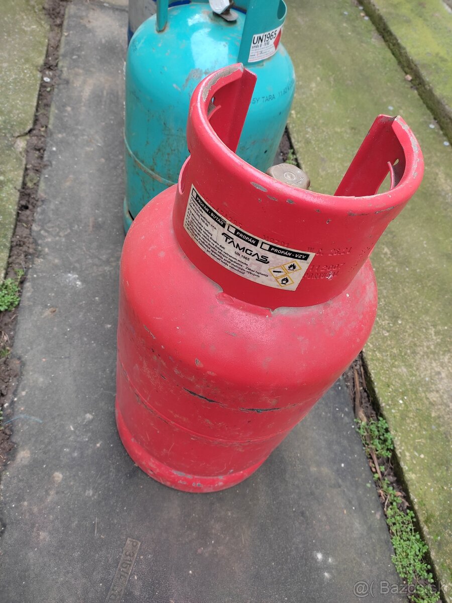 Propán butan fľaše. - 3