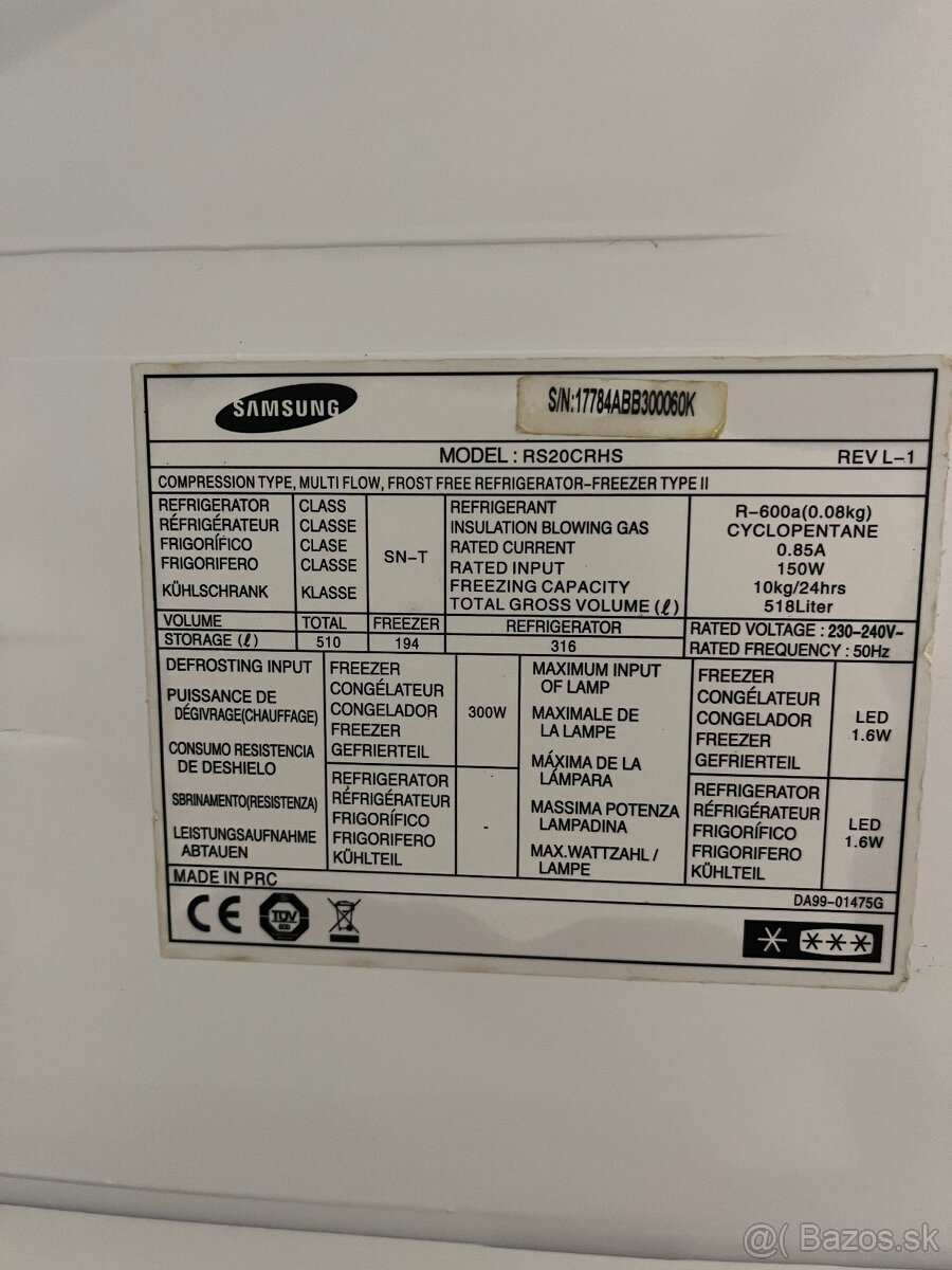 Americká chladnička SAMSUNG - 3