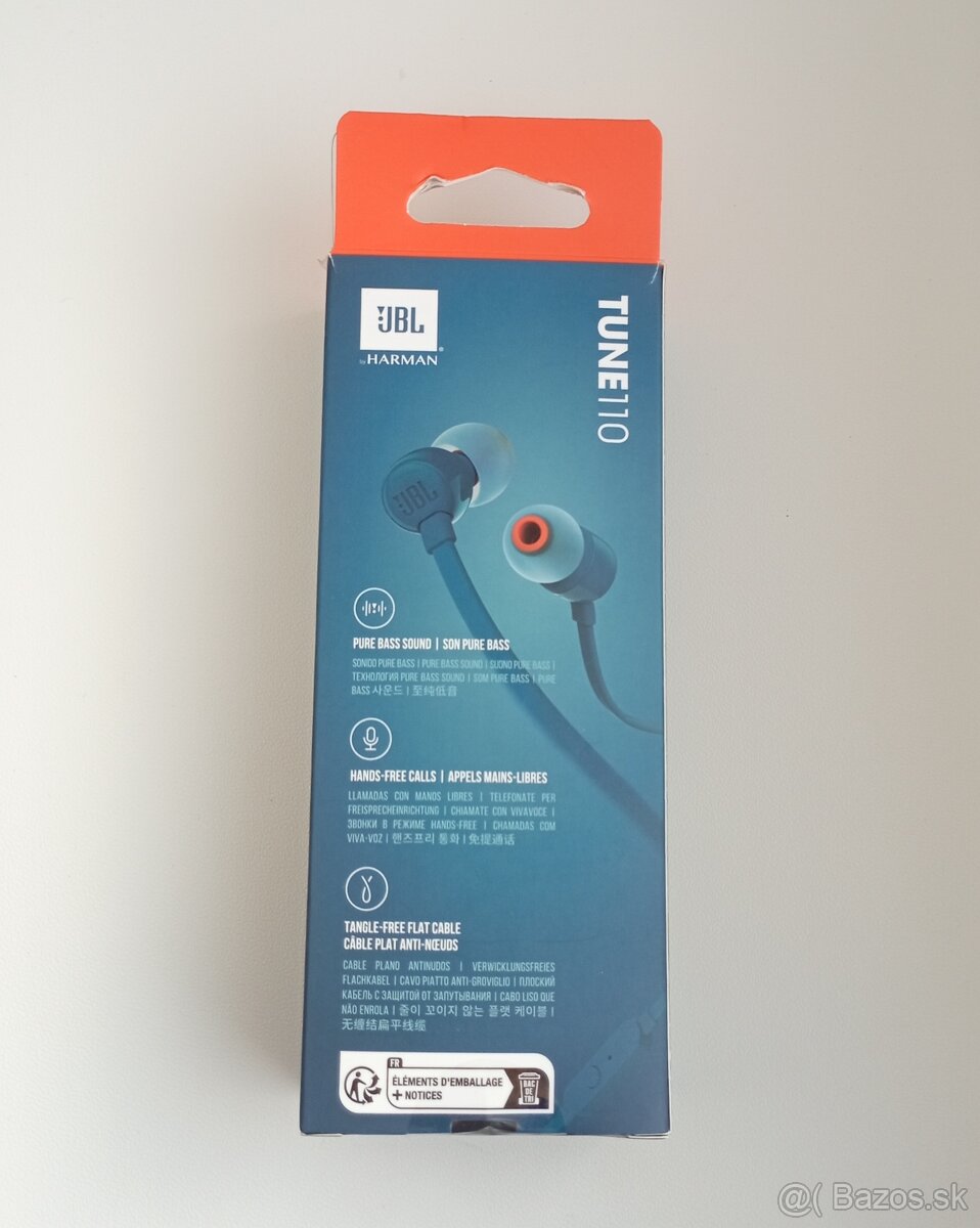 Predám slúchadlá JBL T110 - 3