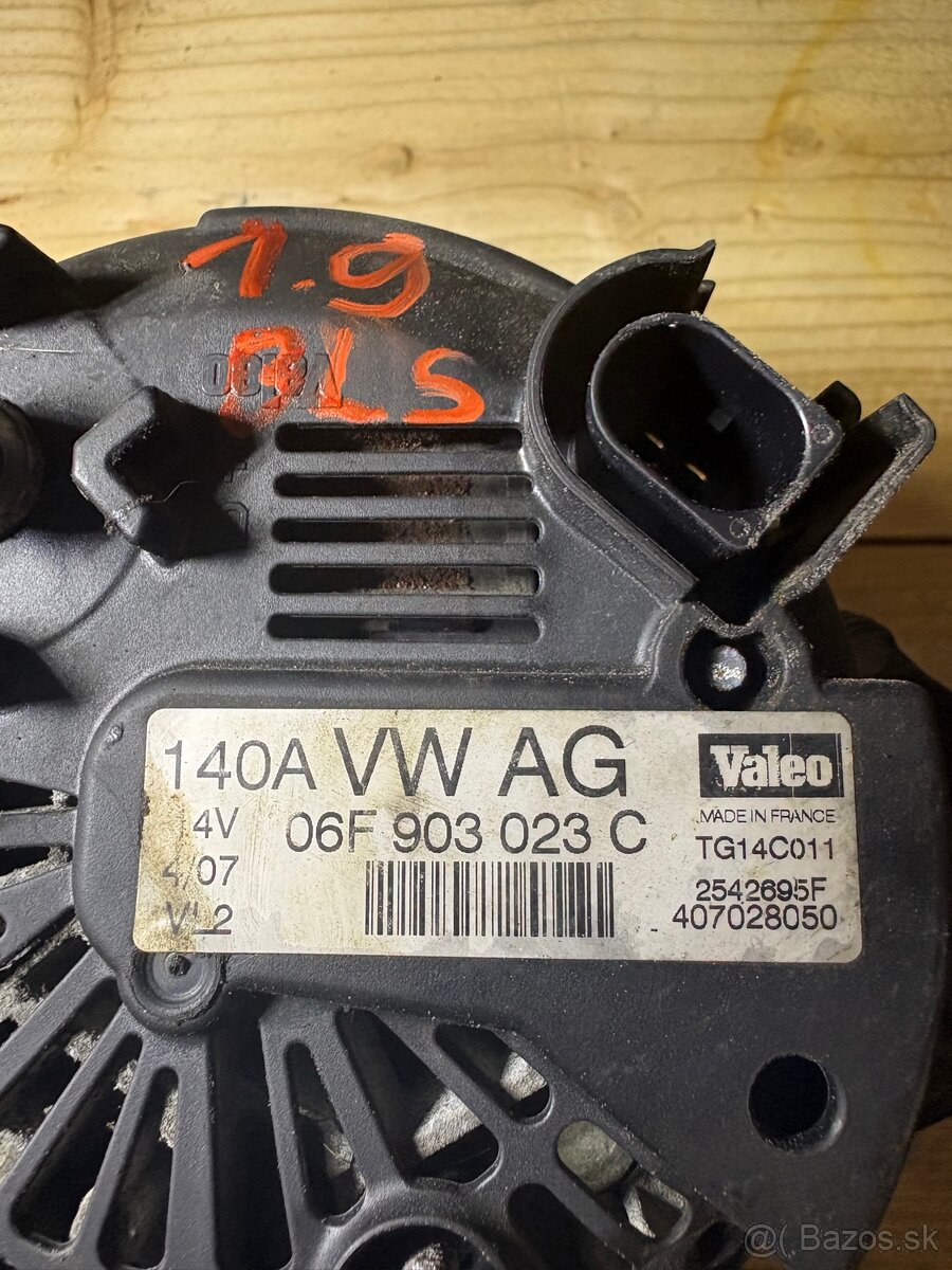 Alternátor z Octavie 2 1.9TDI BLS - 3