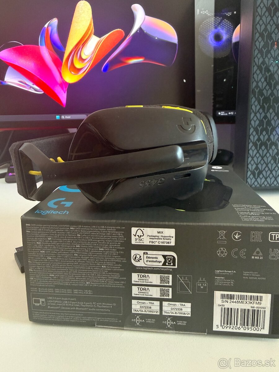 Logitech G435 Lightspeed | Bezdrôtové herné slúchadlá - 3