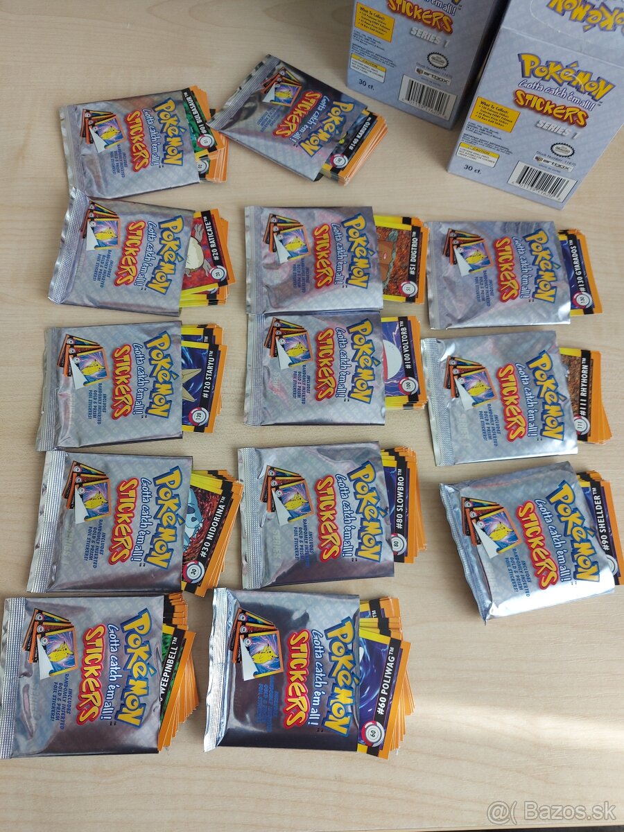 Predám originál pokémon nálepky - 3