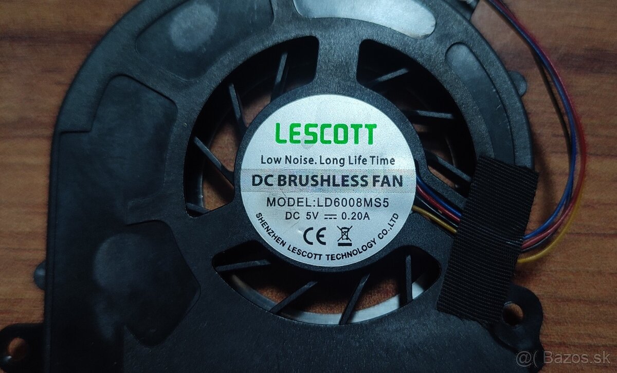 MINI PC FAN pre BMAX MaxMini LD6008MS5 DC5V 0.2A - 3