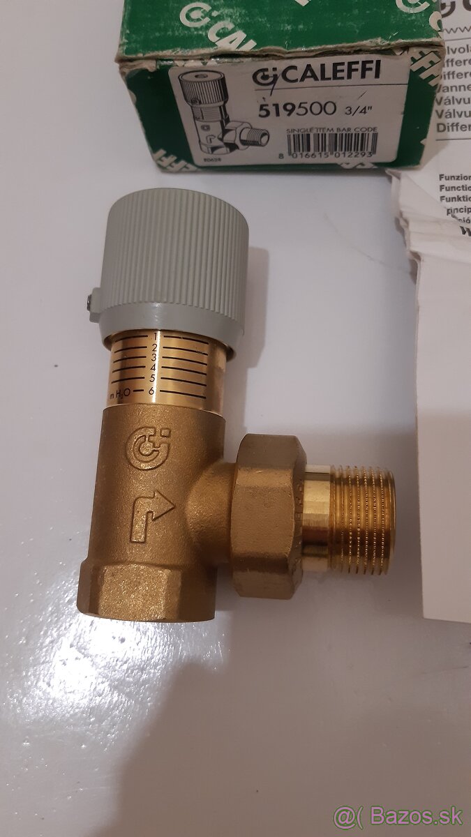 Prepuštaci ventil Caleffi 3/4,bojler,ohrievač - 3