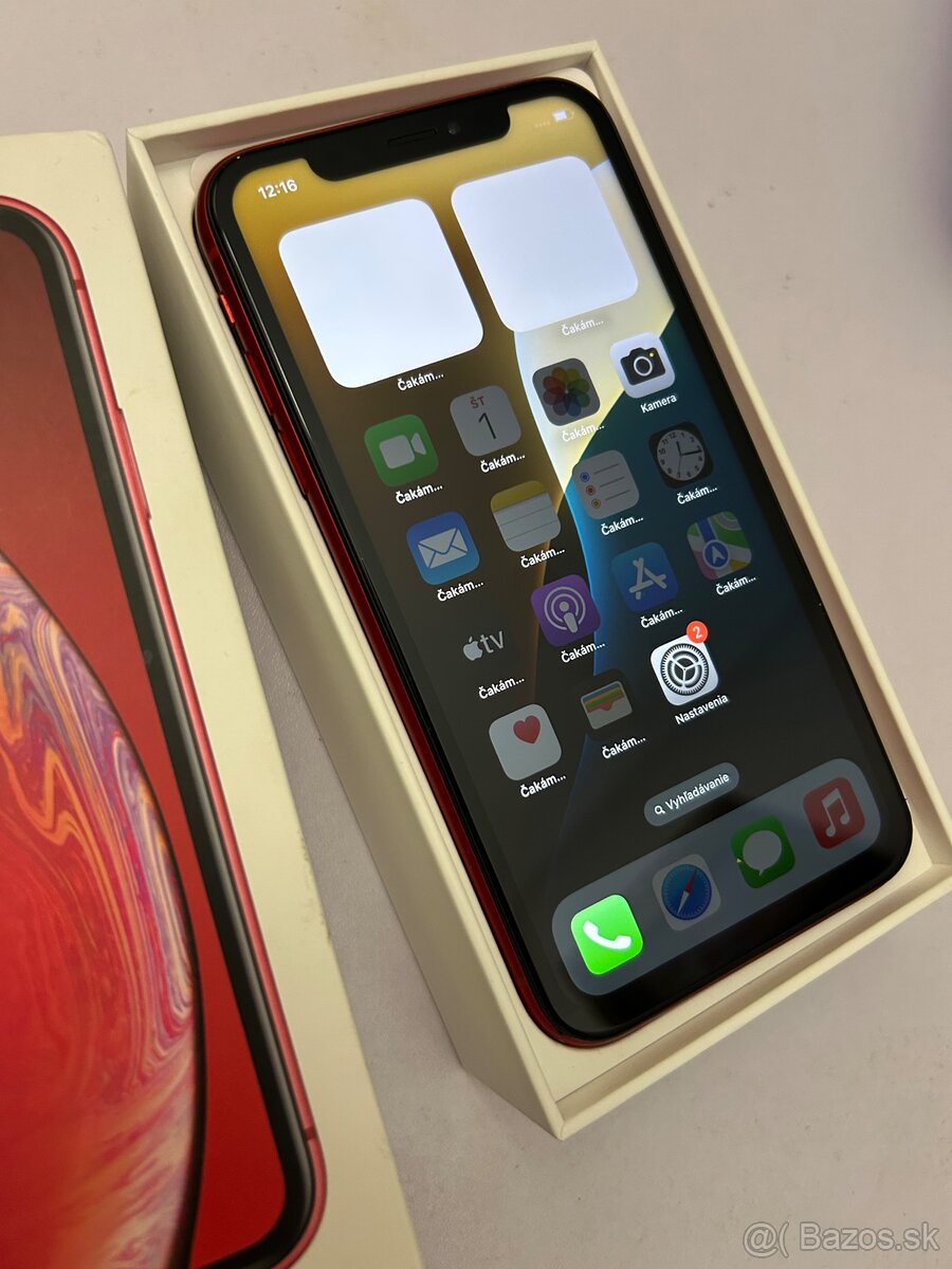 iPhone XR 64GB Red - 100% batéria - 3
