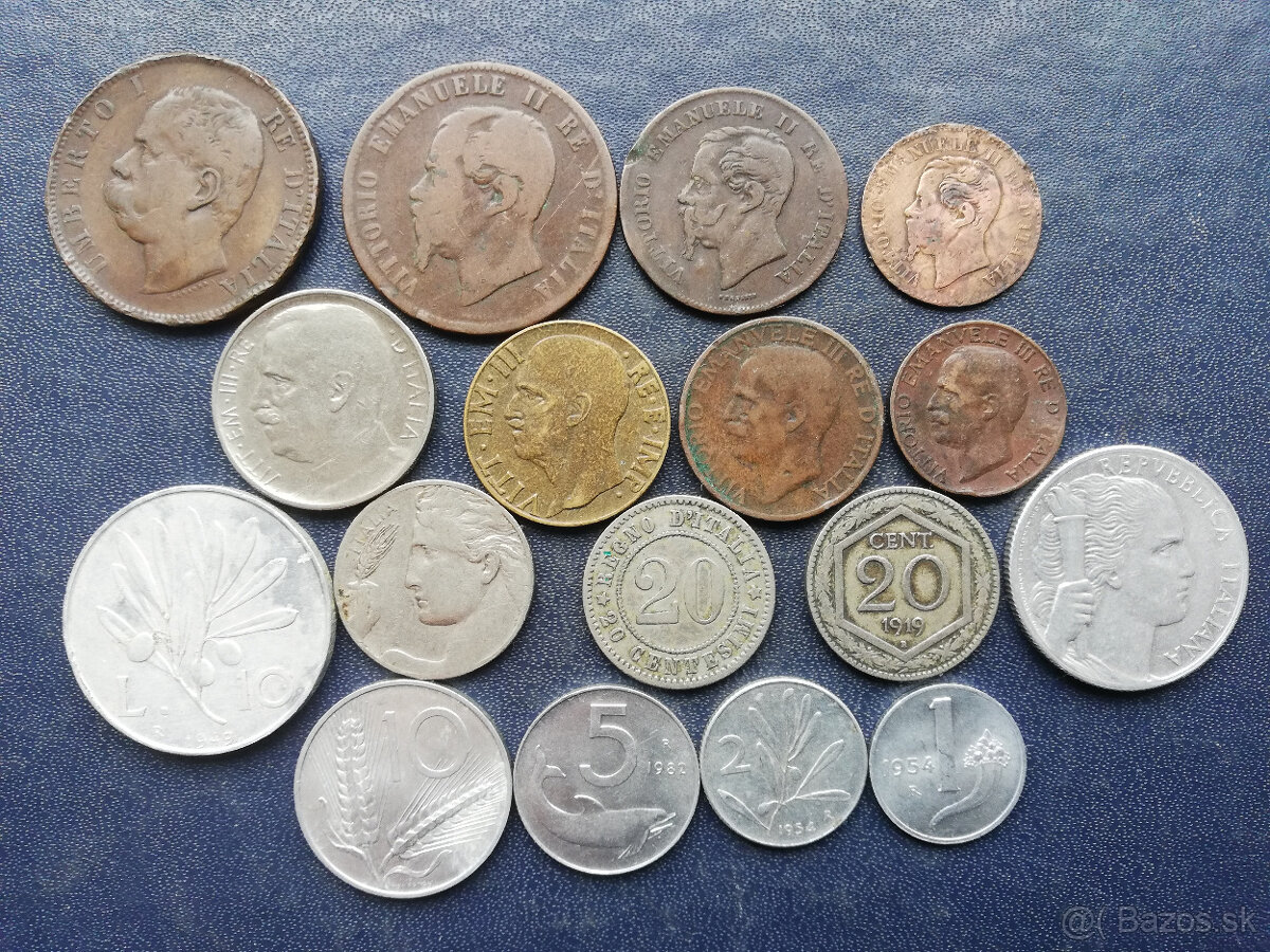 pamätné a staré mince Talianska + Chorvátsko - 3