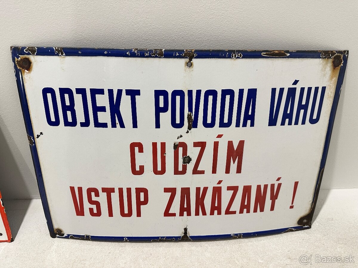 AKCIA - Smaltované tabule - 80€ - 3