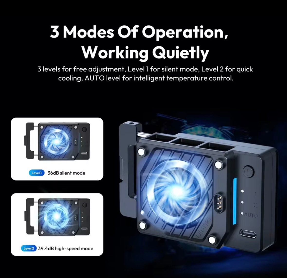 Ventilátor / chladič na fotoaparát - 3