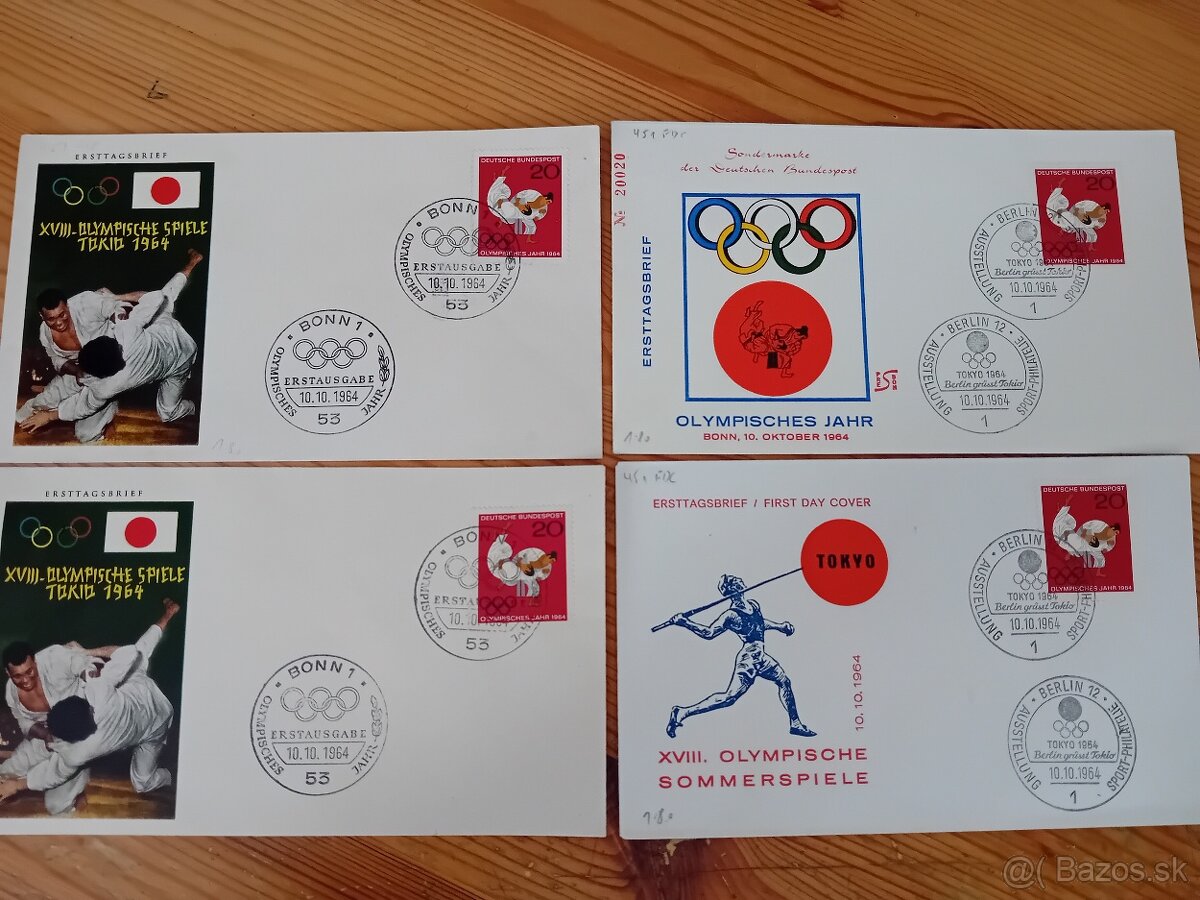 Známky FDC šport - 3