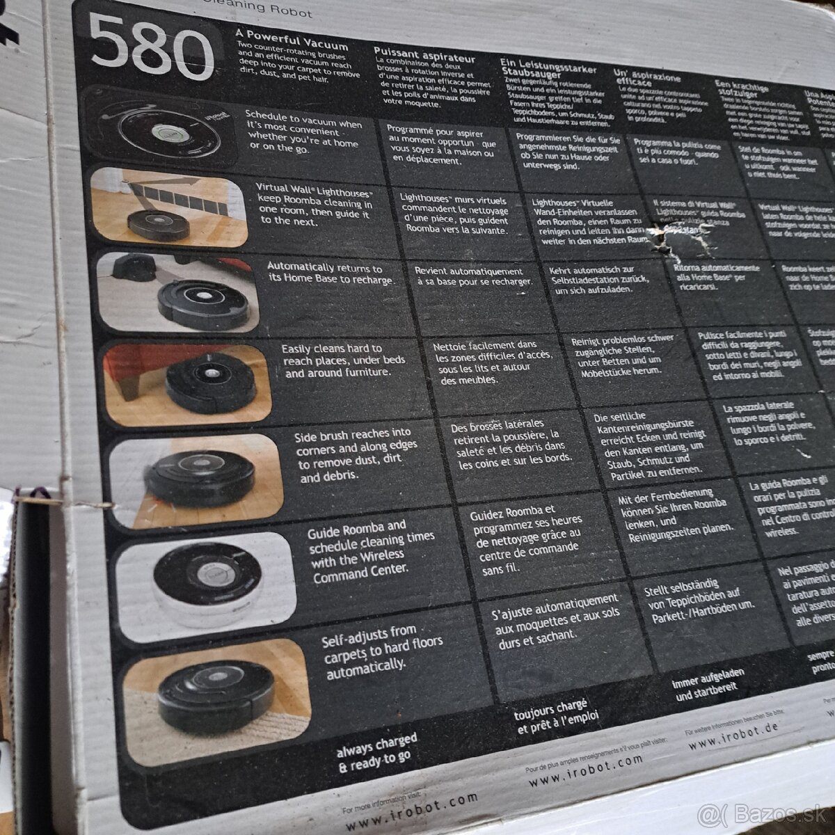 Robotický vysávač Romba 580 - 3