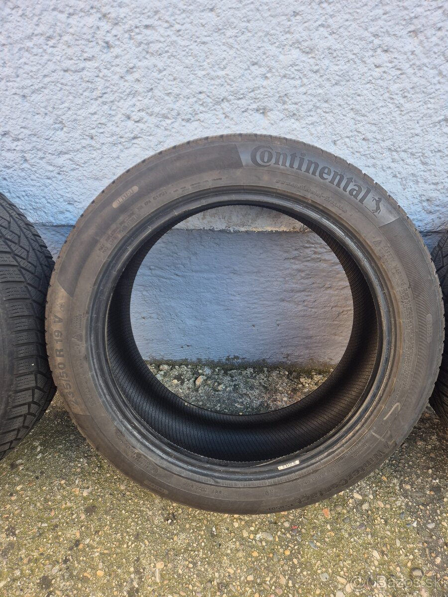 Predám zimné pneumatiky Continental 235/50/R19 - 3