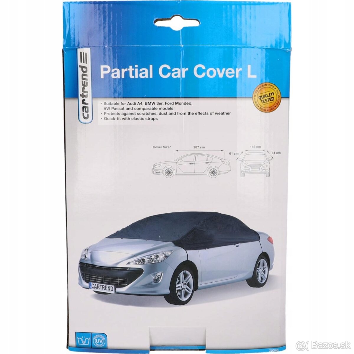 CARTREND 70340 Plachta na auto ,modrá L - 3