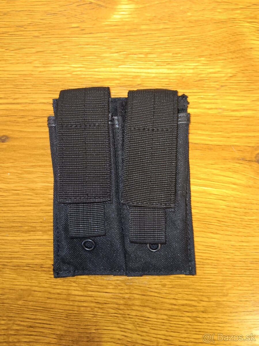 Nové pouzdro na dva pistolové zásobníky černé - 3