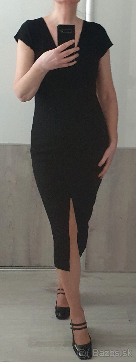 Úpletové rebrované šaty Zara v.L - 3