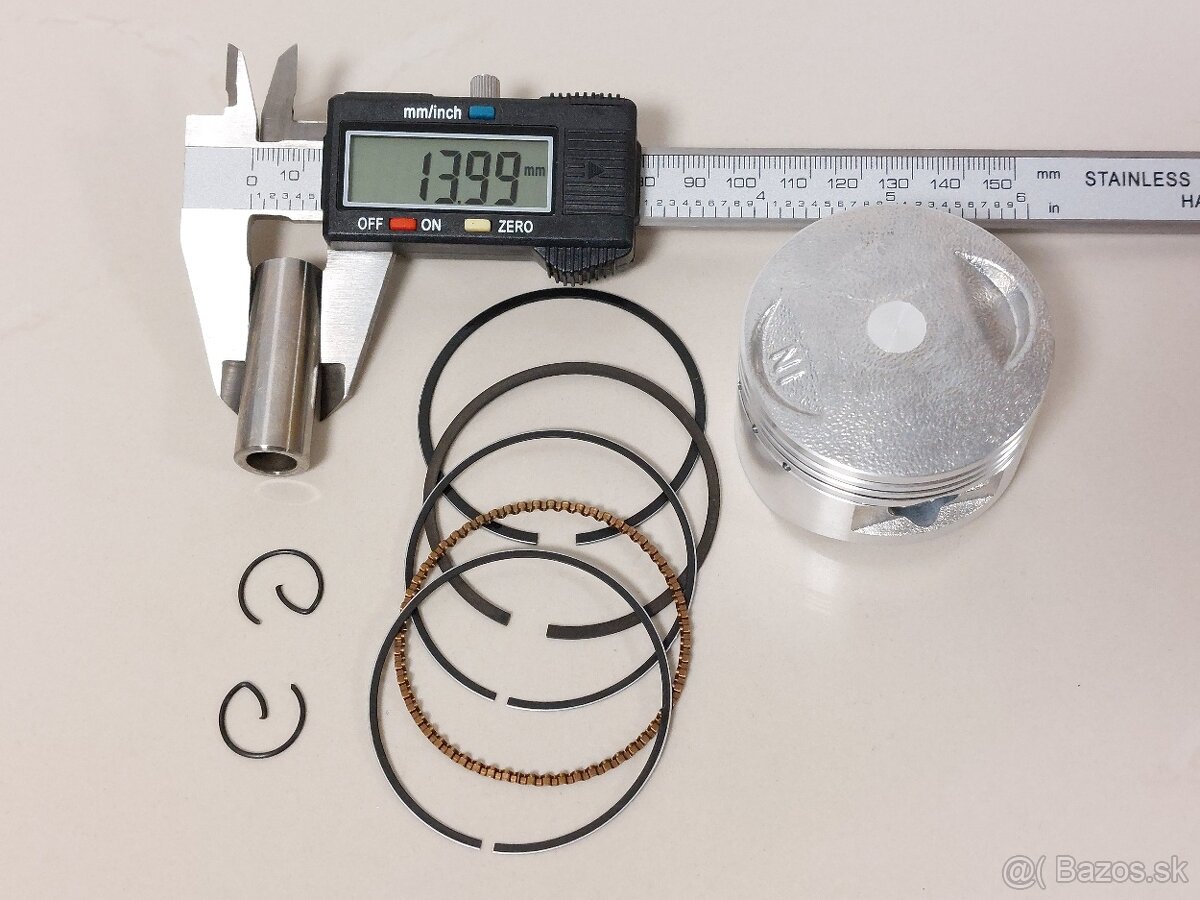 Piest 125ccm 54mm čap krúžky - 3