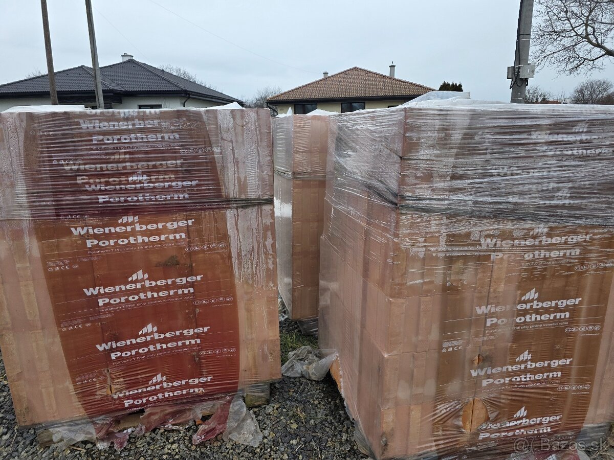 Tehly Porotherm t44 profi - 3