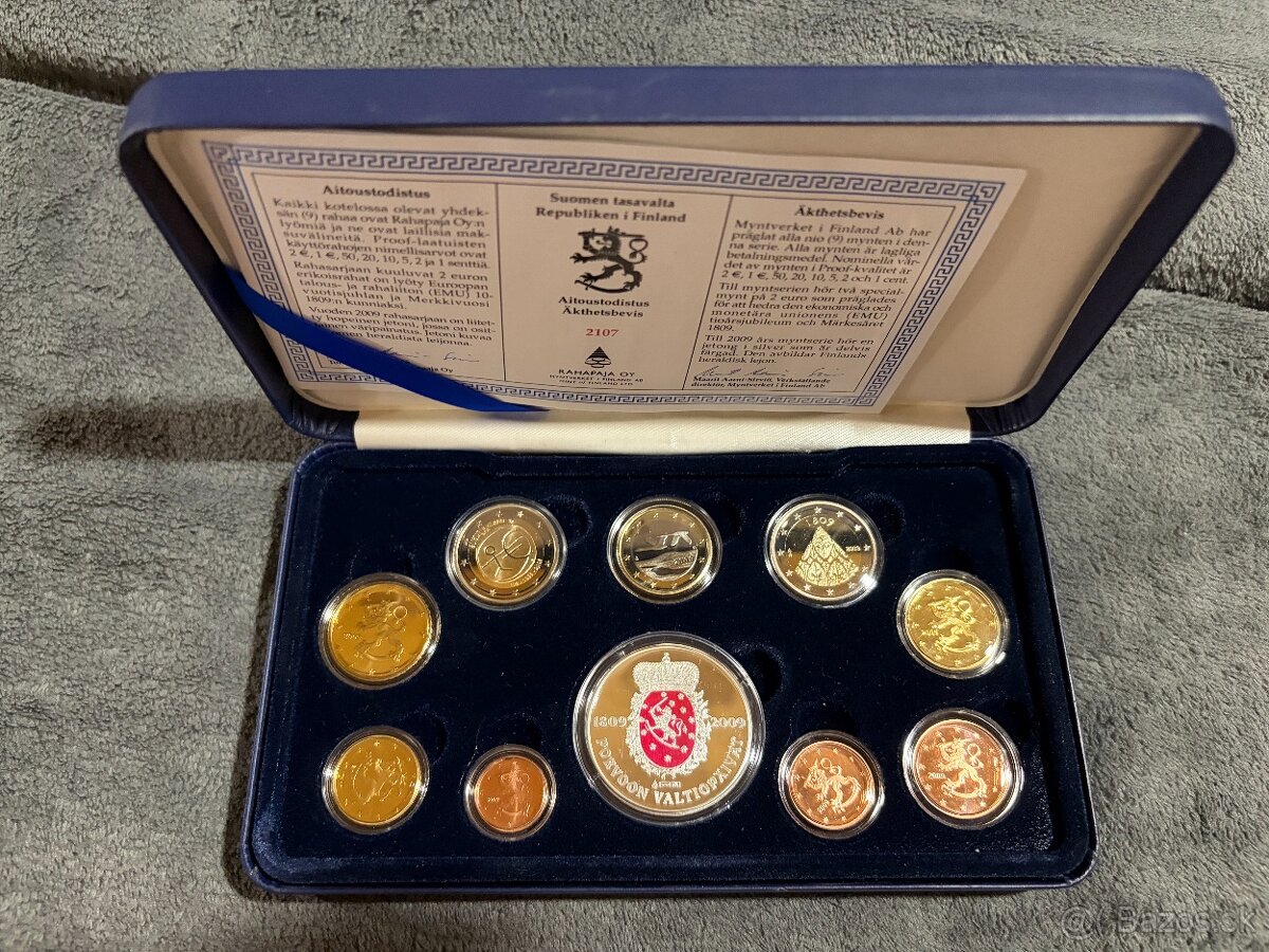 Finsko Proof sady minci - 3