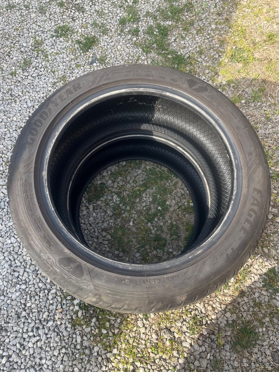 Predám Letné Pneu Goodyear Eagle F1 225/45 R17 - 3