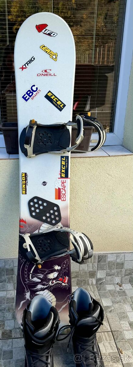 escape snowboard s viazanim a topankami ride - 3