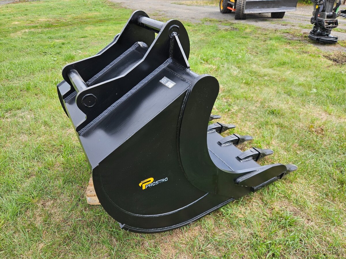 Podkopová lžíce se zuby, 130cm s upínáním S70 - 3