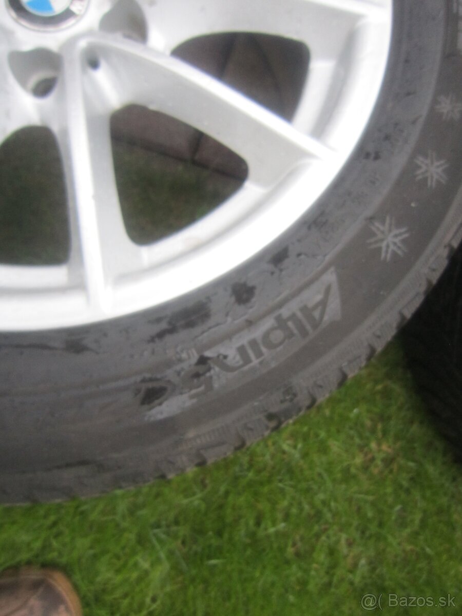 17" AL disky org. BMW5 2018 so zim. pneu 225/55R17 RFT - 3