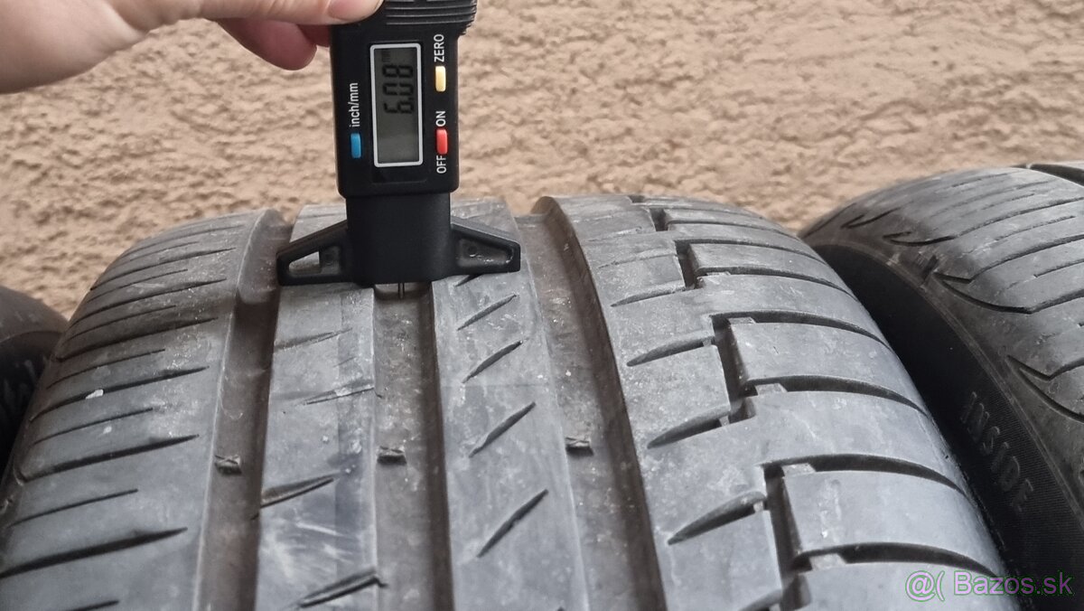 Predám letné pneumatiky Continental PremiumContact 225/40r18 - 3