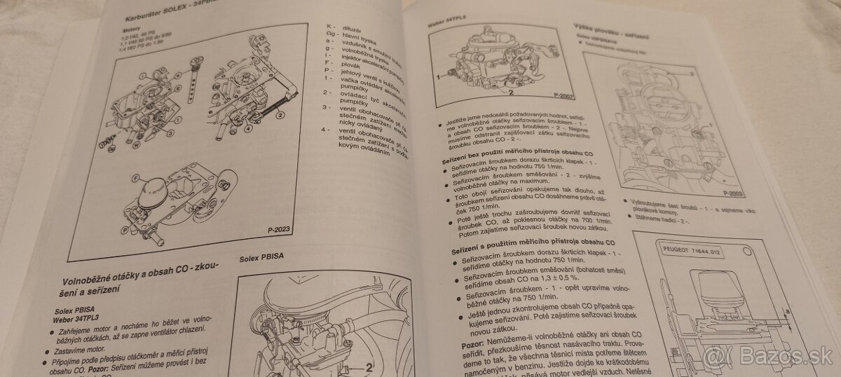 PEUGEOT 205 9/83-2/99 - příručka na opravy a údržbu - manuál - 3