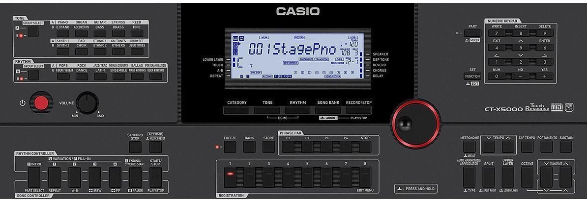 klaves Keyboard Casio CT-X5000 - 3