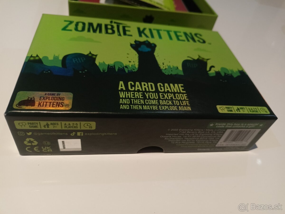 Spoločenská hra Zombie Kittens - 3