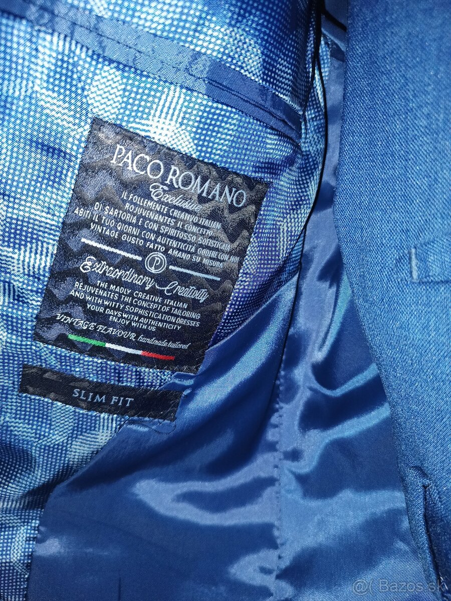 2x oblek Čierny a modrý - 3