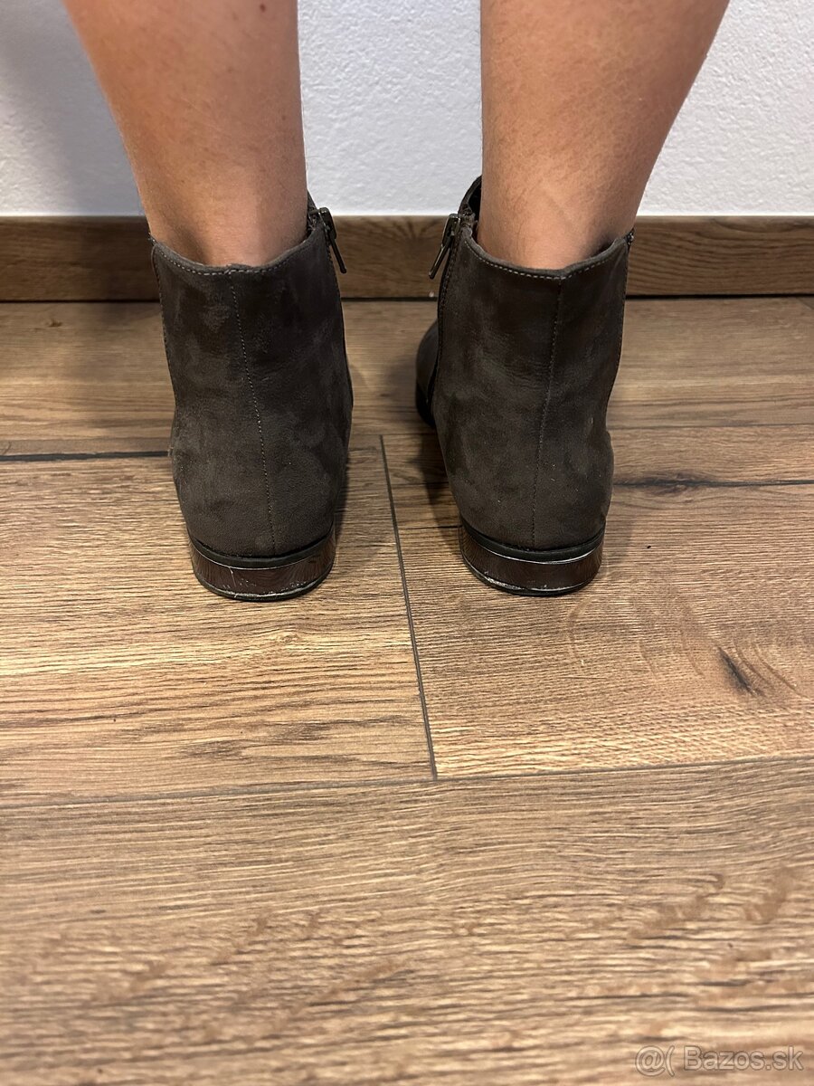 Hnedé jesenné topánky - 3