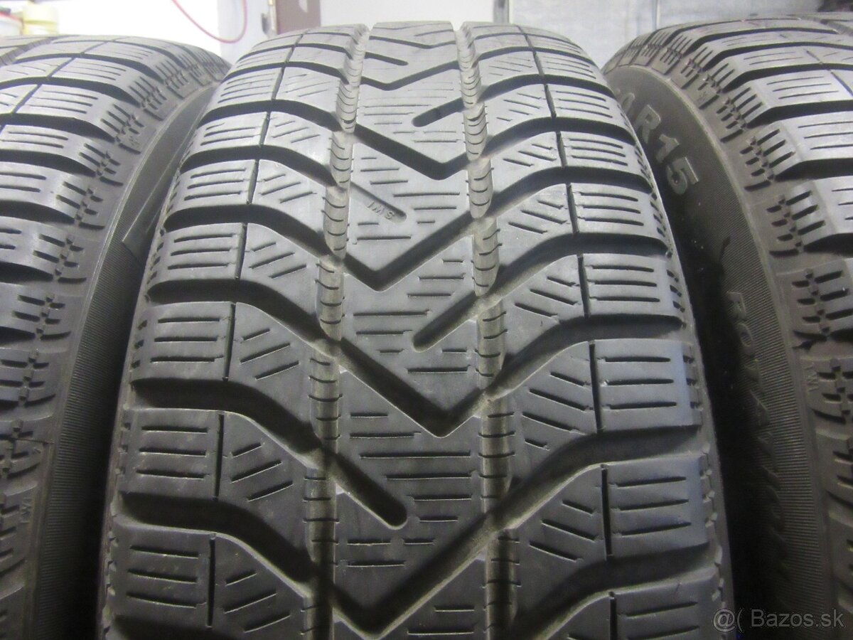R15 zimná sada škoda fabia rozteč 5x100 185/60r15 pirelli - 3