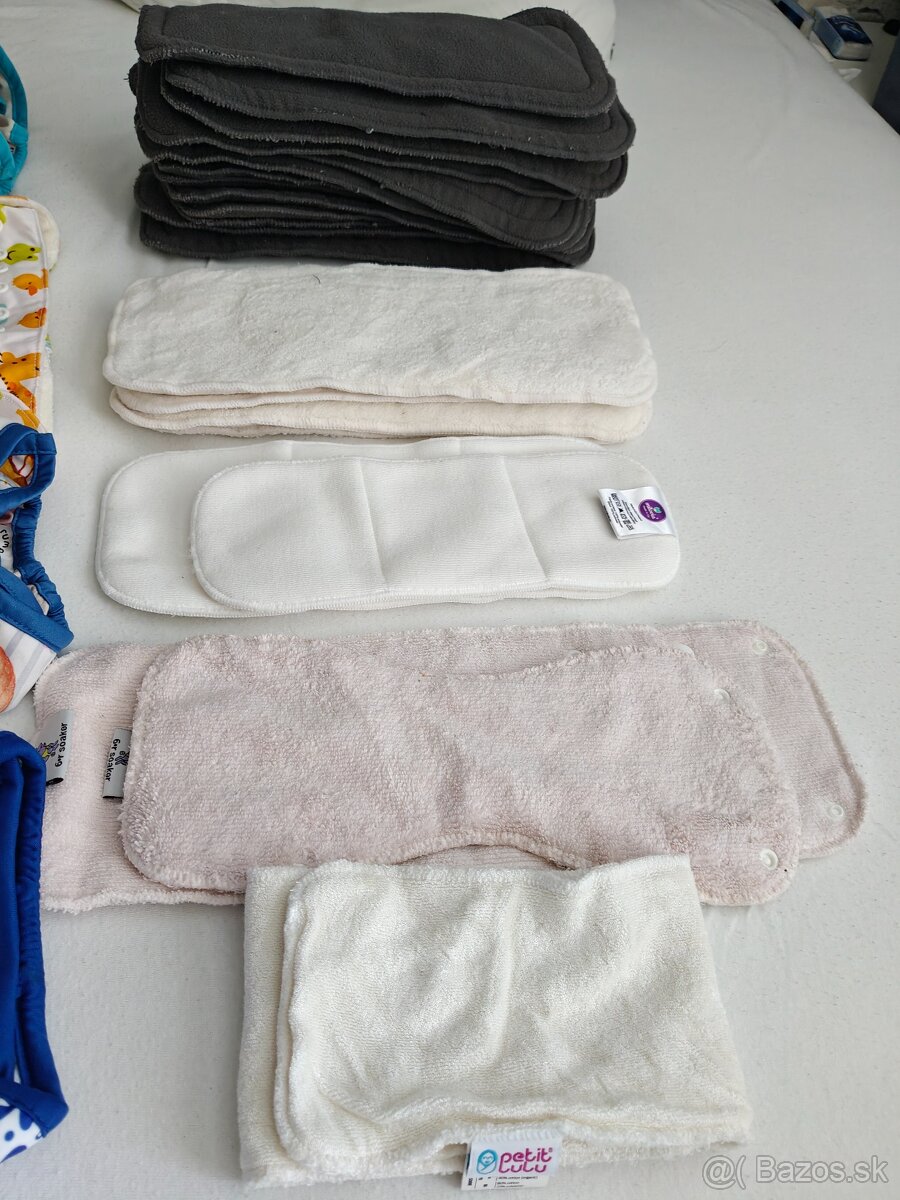 Látkové plienky, prateľné, bavlnené plienky - 3