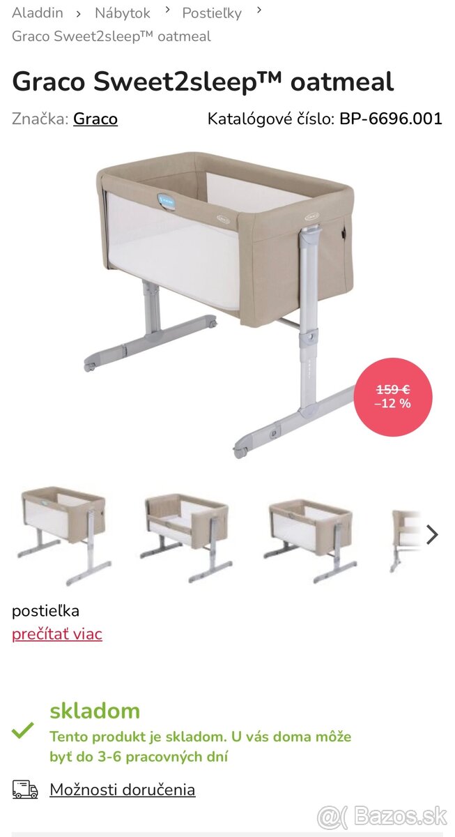 Detská postieľka Graco Sweet2sleep - 3