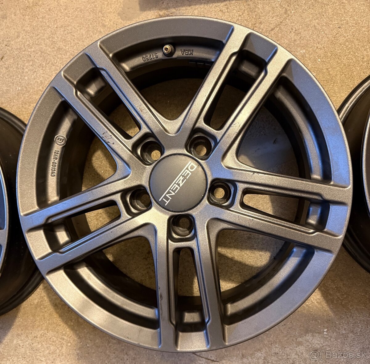 Hliníkové disky -DEZENT TZ graphite - R16 - 5X112 - 3