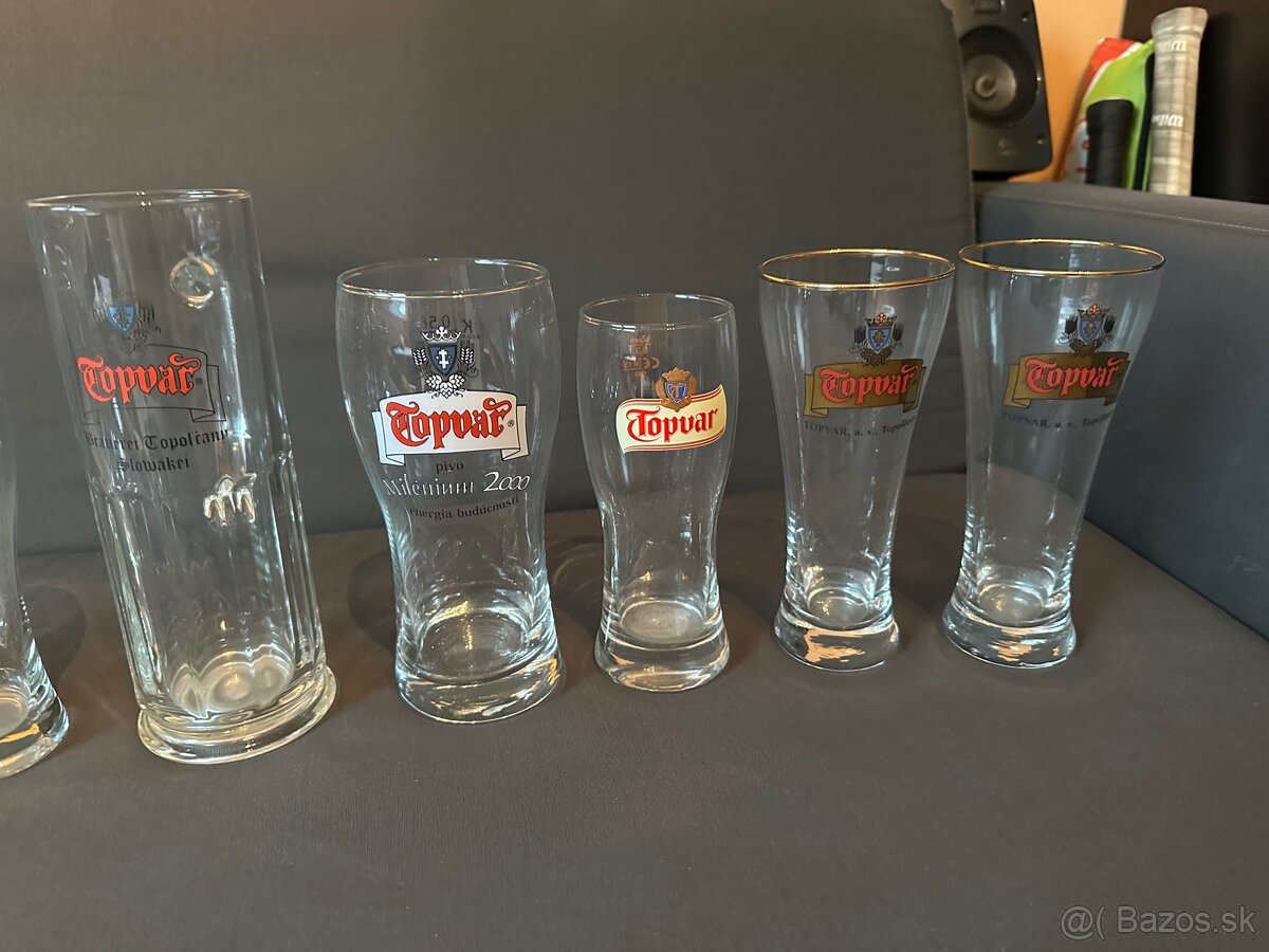 Predám pivové poháre Topvar - 3