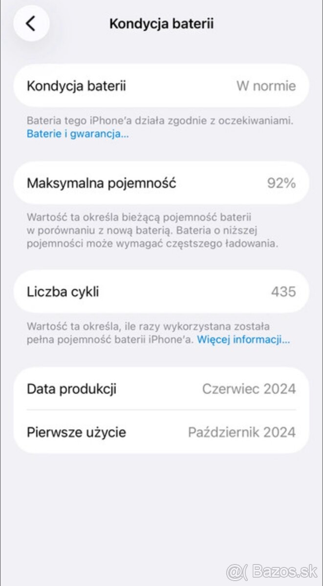 Iphone 15 128GB 92% - 3