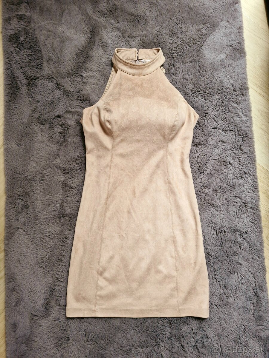 NOVE Guess letne,zimne monogram saty XS - M - 3