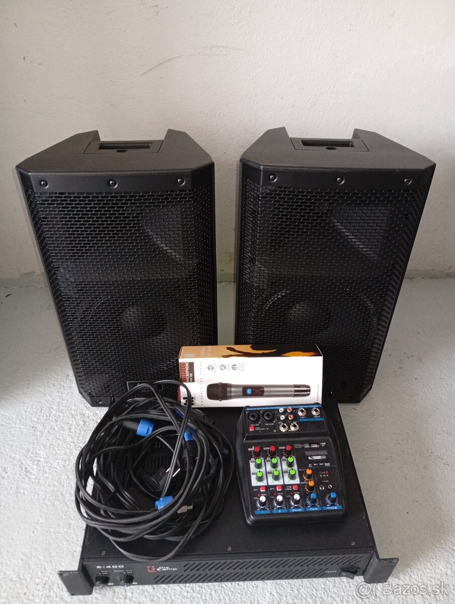 Kompletná aparatúra - bedne, zosilňovač - 3