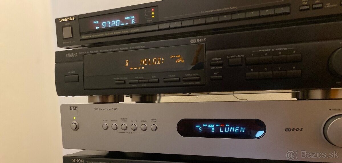 Predam tuner Nad,Yamaha,Technics,3x Sony,Kenwood,Jvc - 3