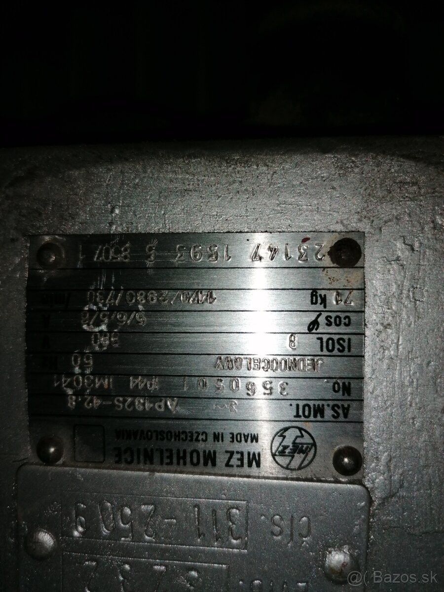 predám motor 3 -otáčkový - 3