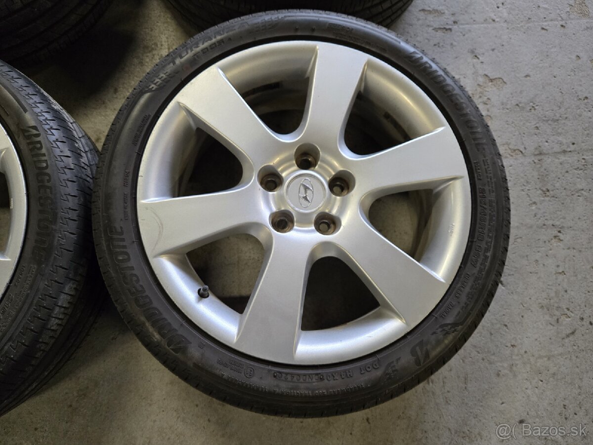 Hliníkové disky 5x114.3 + letné pneu 215/45r18 - 3