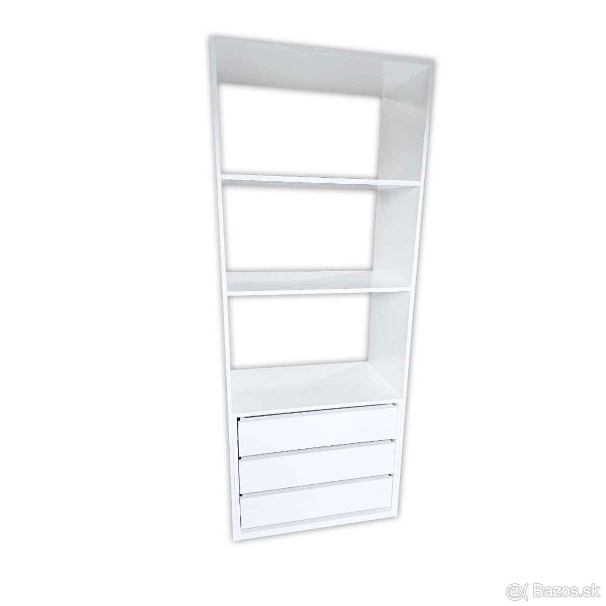 Predám šatníkové regále - úplne NOVE - DEKOR - Biela - 3