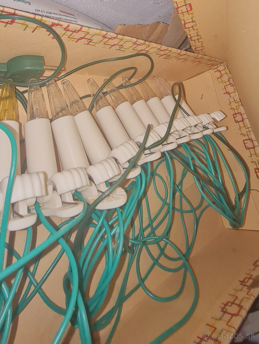 vianočné retro sviečky na stromček - 3