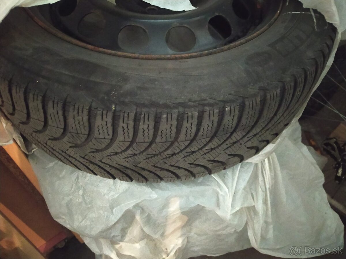 Zimné pneumatiky na plechových diskoch 205/55/r16 - 3