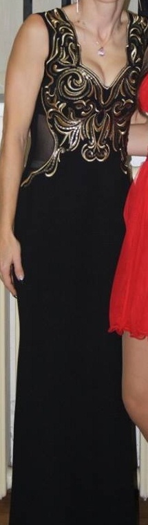 luxusné spoločenské šaty XS/S - 3