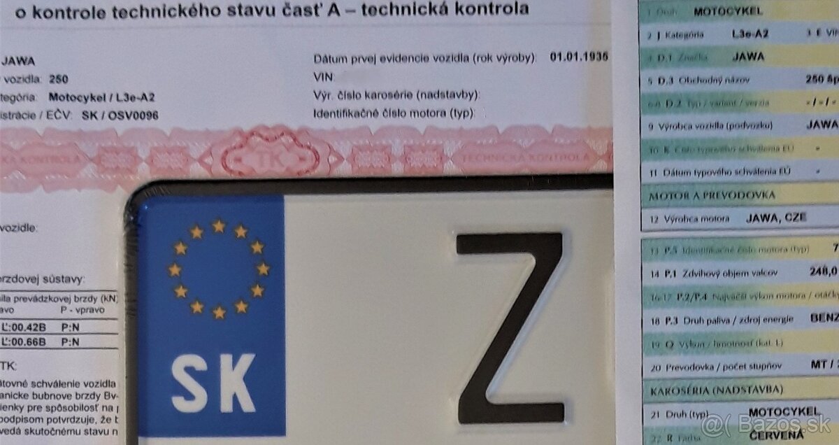 Jawa 250 Special 1935.Tp a Spz. - 3