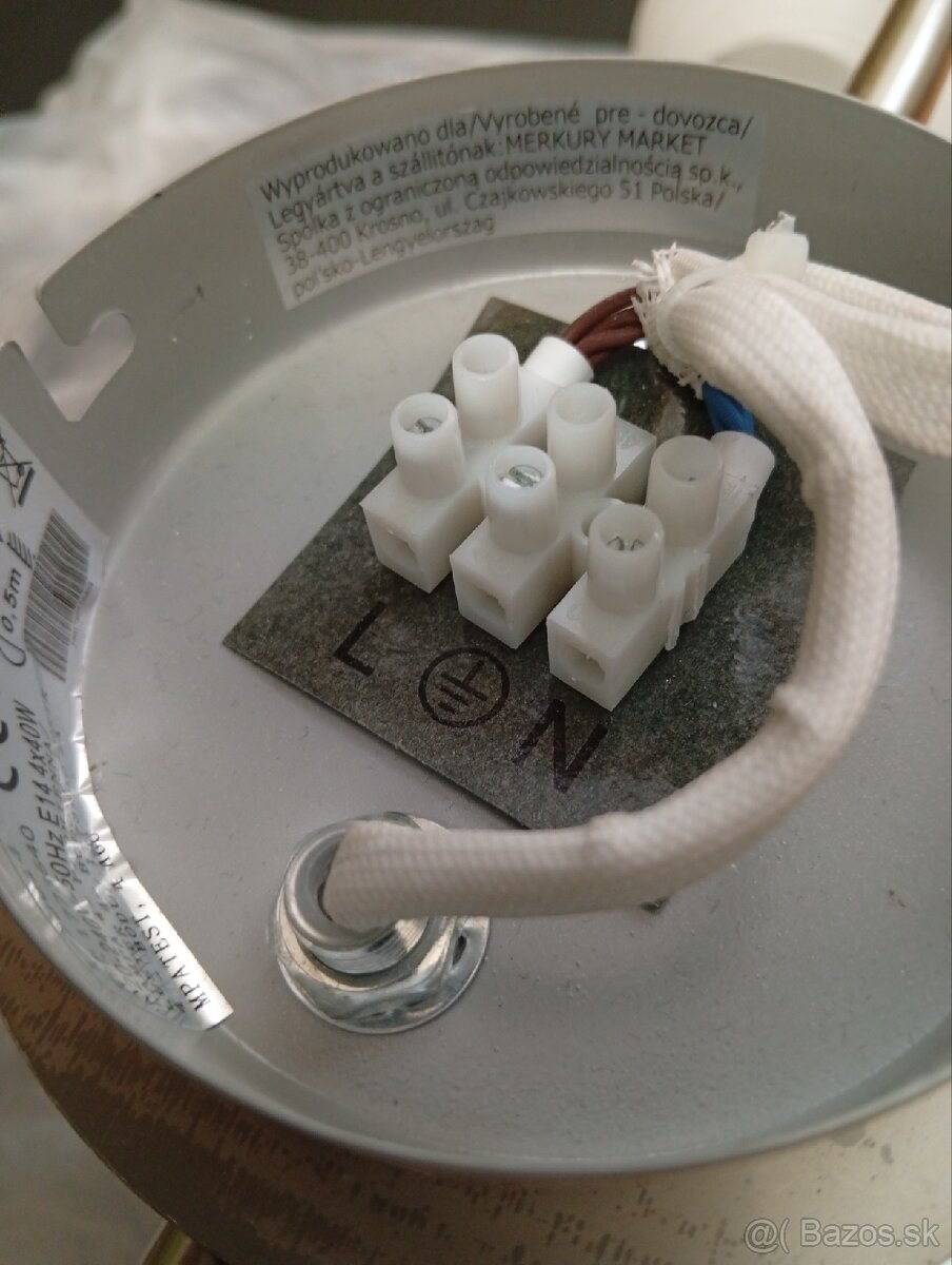 Bodové stropné svietidlo s stolná lampa retro. - 3